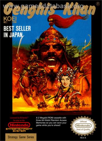 Cover Genghis Khan for NES